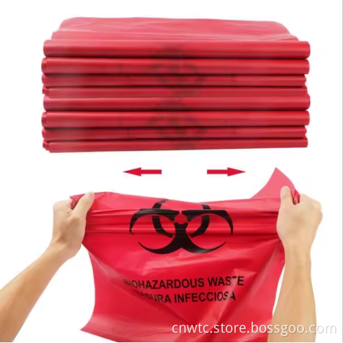 Top 6x9 Inch Laboratory Ziplock Plastic Sample Bags for Biohazard Waste and Specimen Storage